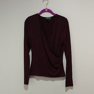 Ralph Lauren wrap style top